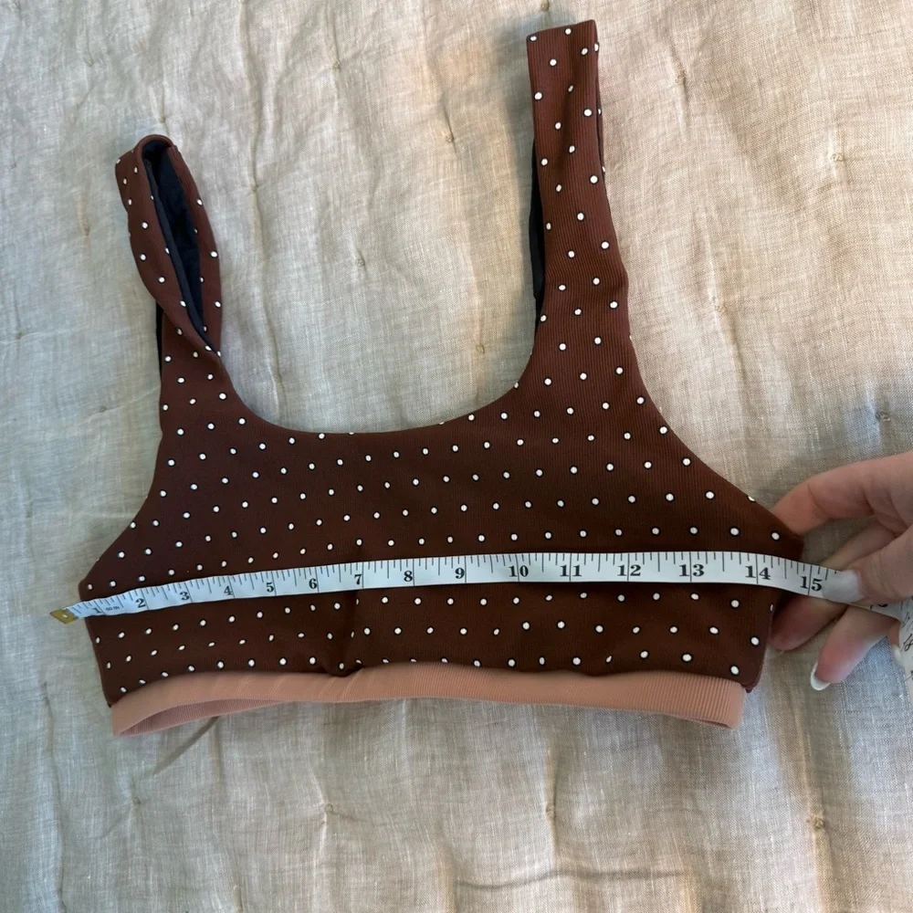 THE UPSIDE maho harlow bra in polka dots Size 8
